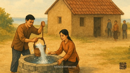 TRUYỆN 16: CÁI GIẾNG ĐÁ CUỐI VƯỜN
