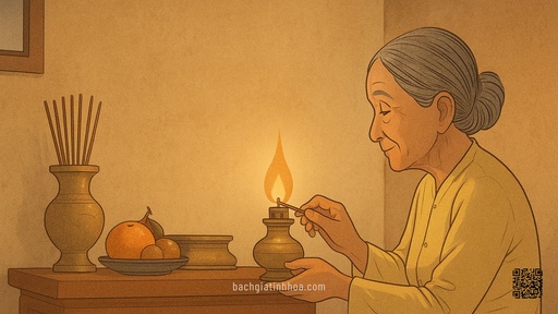 TRUYỆN 19: NGỌN ĐÈN DẦU TRÊN BÀN THỜ